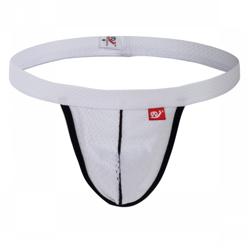 ผู้ชาย Underwer Thongs สบาย Jockstrap เปลือยตาข่ายระบายอากาศกางเกงชั้นในชาย