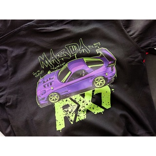 Rx7 เสื้อยืด พิมพ์ลายรถยนต์ JDM Distro