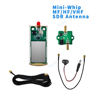 MF/HF/VHF SDR Antenna MiniWhip Shortwave Active Antenna for Ore Radio, Tube (Transistor) Radio,RTL-SDRแผนกต้อนรับ hackrf