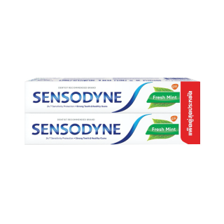 Sensodyne ยาสีฟัน สูตร เฟรช มินต์ 160 g แพ็ค 2 ช่วยลดอาการเสียวฟัน มีรสมินท์ที่ช่วยให้ปากสะอาด ลมหายใจหอมสดชื่น