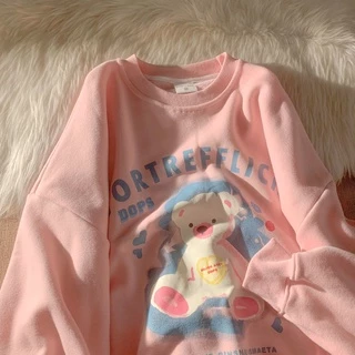 SHINee11 เสื้อกันหนาว ผ้าสำลีนิ่มค่ะ สีหวานสวย น่ารักดี ใส่แล้วลุคฟีลเกาหลีเว่อ สินค้าตรงปก สวยมากค่ะ ราคาถูก