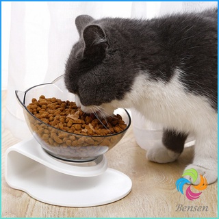 Bensen ชามอาหารสัตว์เลี้ยง แบบคู่/แบบเดี่ยว อุปกรณ์สัตว์เลี้ยง Pet bowl