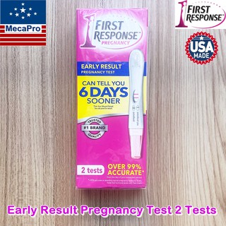 First Response® Early Result Pregnancy Test 2 Tests อุปกรณ์ทดสอบการตั้งครรภ์แบบจุ่ม ทดสอบการตั้งครรภ์ที่ดีที่สุด