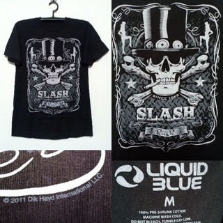 เสื้อวง Slash BY  LIQUID BLUE 
สินค้าลิขสิทธิ์แท้ มือ1 นำเข้าจากUSA