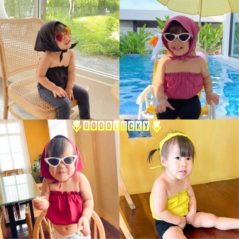 GoodLucky (Kids) ชุดเด็ก ชุดไปทะเลเด็ก ชุดแม่ลูก ชุดเซตเด็ก เสื้อแฟชั่นเด็ก ชุดเด็กผู้หญิง เสื้อแฟชั่นเด็กผู้หญิง