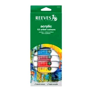 รีฟ (Reeves)  สีอะคริลิคชุด 12 สี