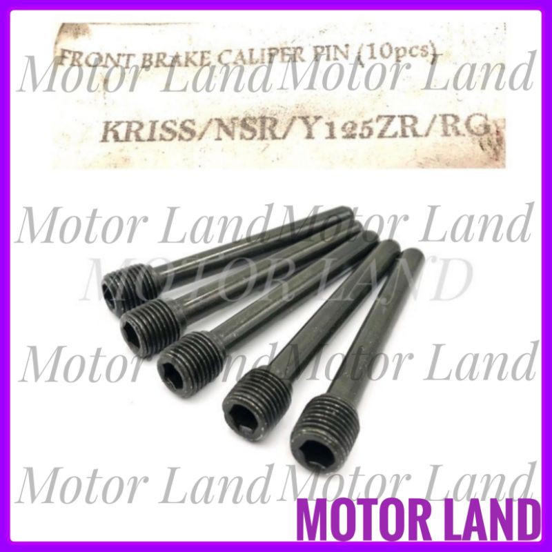 YAMAHA Y125Z Y125ZR Y125 125Z 125ZR / SUZUKI RG RG-S RG110 RGSPORT BELAKE CALIPER BOLT ด้านหน้าเบรค 