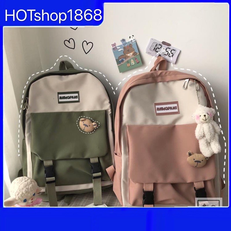 กระเป๋าเป้แฟชั่นสีทรูโทนน่ารักมาก M25 สไตล์เกาหลี