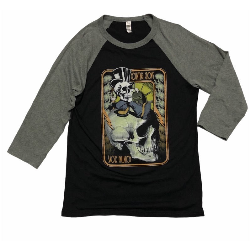 Countig Crows 3/4 long sleeve T shirt. (เสื้อยืดมือสอง/เสื้อวง)