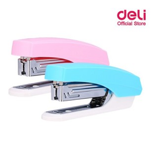 Deli 0246 Stapler #10 ที่เย็บกระดาษ12 แผ่น ใช้ลวดเบอร์ #10 ใส่ลวดได้มากถึง 50 ตัว