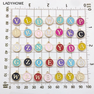 Ladyhome จี้ตัวอักษรภาษาอังกฤษ 15*12 มม. DIY (26 ชิ้น/ชุด)