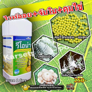 วีโอน่า ไวท์ออยล์ จับใบ ช่วยคุมไข่แมลง  สูตรเย็น ขนาด 1 ลิตร…