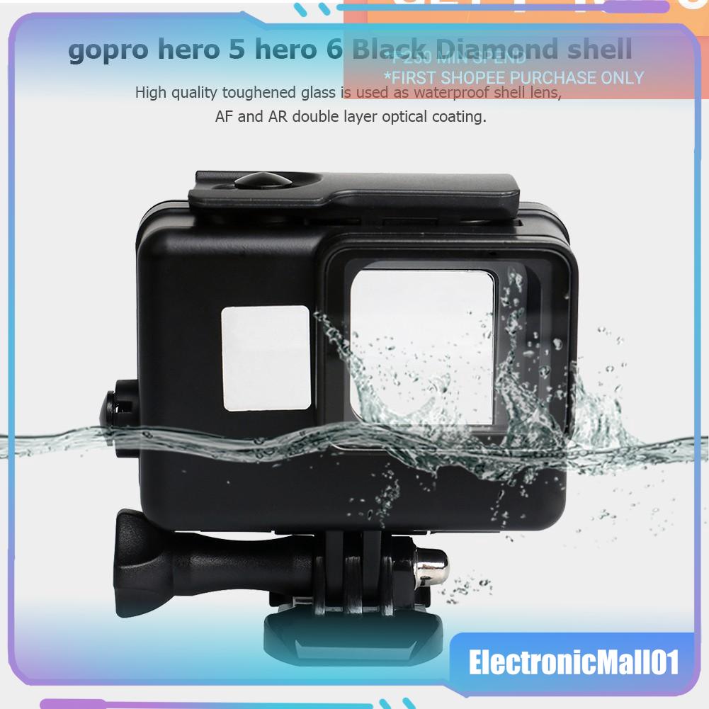 Action Camera Waterproof Case Gopro Hero 5 Hero 6 Hero7 Black Deep Water Waterproof Case 4ljw Shopee Thailand