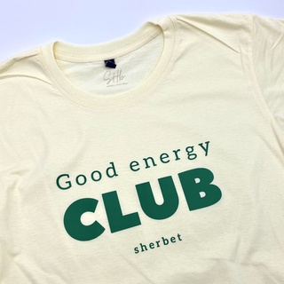 sherbettee|เสื้อยืดลาย good energy club