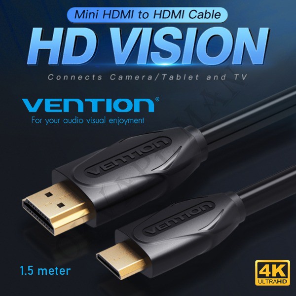 Vention สาย HDMI to Mini HDMI v1.4b Full HD 3D 4K