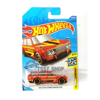 Hotwheels Datsun Bluebird Wagon 510 Momo แดง