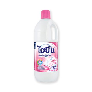 💥โปรสุดพิเศษ!!!💥 ไฮยีน น้ำยาซักผ้าขาว กลิ่นไวท์ฟลอรัล ชมพู 1500 มล. Hygiene Liquid Bleach White Pink 1500 ml