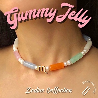 BASE ON YOU - Zodiac collection : GUMMY JELLY (สร้อยคอ)