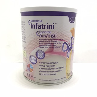 Nutricia Infatrini นิวทริเชีย อินฟาทรินี่ ขนาด 400 กรัม 1 กระป๋อง EXP 27/9/2023