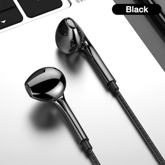 Bkwhale หูฟังสเตอริโอพร้อมไมโครโฟน 3.5 มม / Type c  สําหรับ Xiaomi vivo