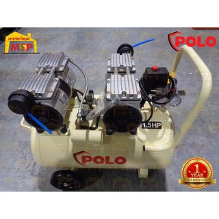 Polo ปั๊มลมออยล์ฟรี OFS-5502-50  50L  550W*2