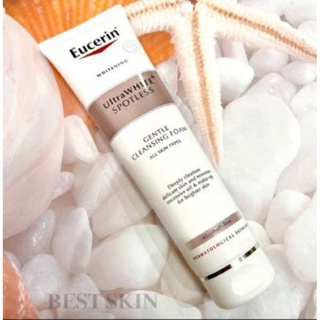 SALE ยูเซอรินขาวใส Eucerin UltraWHITE+ Spotless Gentle Cleansing Foam 150 g. EXP.​2023 ยูเซอรินเซรั่ม