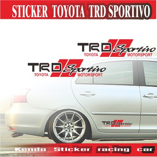 สติ๊กเกอร์ ข้างประตู TRD SPORTIVO