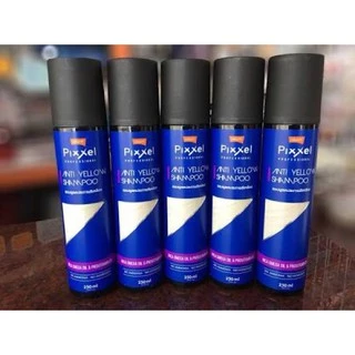 ☀แชมพู ลดประกายสีเหลือง บนเส้นผม โลแลน LOLANE PIXXEL ANTI YELLOW SHAMPOO ลดเม็ดสีเหลืองในเส้นผม เพื่อเตรียมทำ#สีโทนหม่น