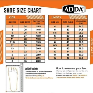 ADDA รองเท้าแตะพียู แบบหนีบ รุ่น 72F03 ไซส์ 39-45