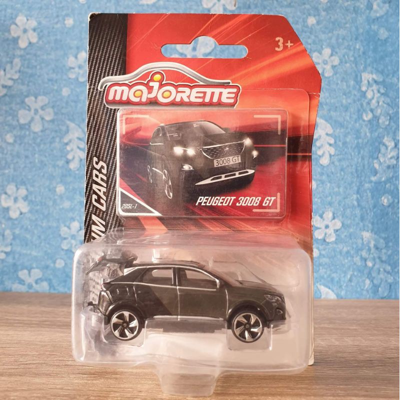 โมเดลรถเหล็ก Majorette PEUGEOT 3008 GT-PREMIUM CARS#Black-Brown สีดำ-น้ำตาล เปืดท้ายรถได้ โมเดลรถเหล