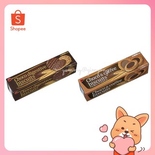 Bourbon Choco Coffee Biscuit 108g คุกกี้ บิสกิต จากญี่ปุ่น ราดช็อคโกแลต &amp; กาแฟ