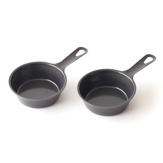 กระทะสำหรับใช้กับเตาอบ SUGIYAMA MINI SKILLET 2 SET 9CM