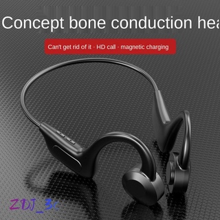 2021 New Concept Bone Conduction Vg02 Wireless Bluetooth Headset Neck Hanging Ear Non-in-ear Sports Bone Conduction Bluetooth Headset