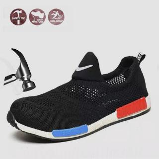รองเท้าเซฟตี้ หุ้มข้อ หัวเหล็ก Safety Shoes ZX178001