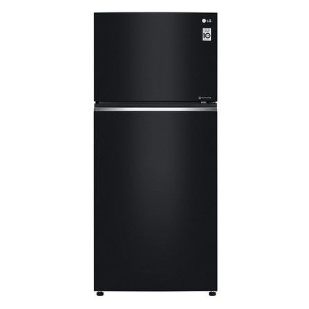 ตู้เย็น ตู้เย็น 2 ประตู LG GN-C702SGGU 18.1 คิว กระจกดำ อินเวอร์เตอร์ ตู้เย็น ตู้แช่แข็ง เครื่องใช้ไฟฟ้า 2-DOOR REFRIGER