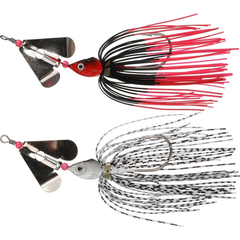 9 ซม./14g Spinnerbait เหยื่อตกปลาเบส Buzzbait หลากสีเบสปลาเทราท์ปลาแซลมอนโลหะ Spinner เหยื่อว่ายน้ํา Jigs