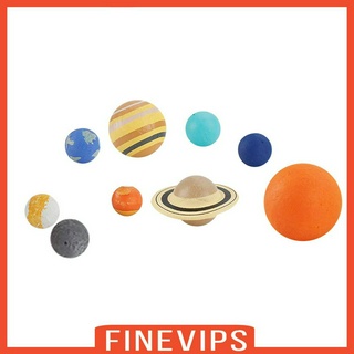 ( Finevips ) โมเดลจําลอง Pvc ลายดาวเคราะห์ / แพลนเน็ตของเล่นสําหรับเด็ก