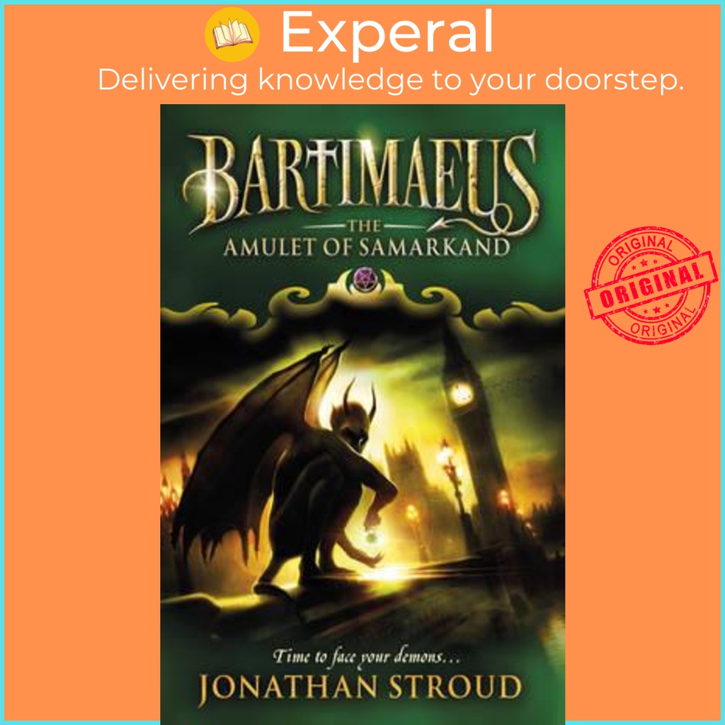 The Amulet Of Samarkand โดย Jonathan Stroud (ฉบับสหราชอาณาจักรปกอ่อน)