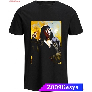 เสื้ Z009Kesya เสื้อยืดเด็กชาย Mia Wallace Shirt Mia Wallace Pulp Fiction Movie GW3108301 discount Pulp Fiction นิยายเยื