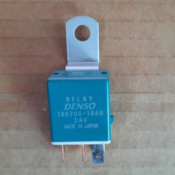 Relay denso 156700-1840 / 2190 5 ขา 24V 30A คอนแทกทองแดงแท้ รีเลย์รถยนต์ Made in Japan ของใหม่ มือ1