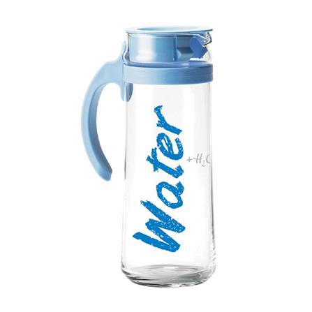 [พร้อมส่ง] HomeDoDee เหยือกแก้ว OCEAN LIVING-WATER 1.265 ลิตร สีฟ้า เหยือกน้ำ เหยือกใส่น้ำ