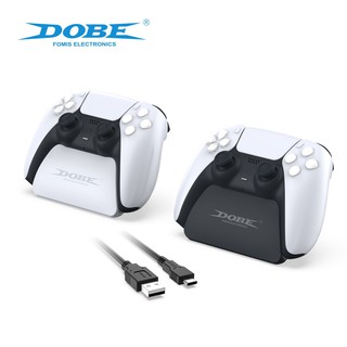 DOBE ที่วางจอย PS5 พร้อมสายชาร์ท For Sony PS5 Playstation Play Station PS 5 Controller Gamepad Stand รุ่น TP5-0537B