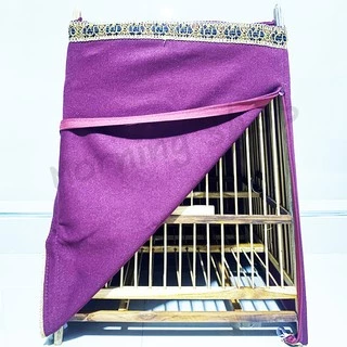 [ส่งในไทย] ผ้าคลุมกรงนก หัวจุก นกปรอด แบบหนาอย่างดี มีซิป 🕊 🕊