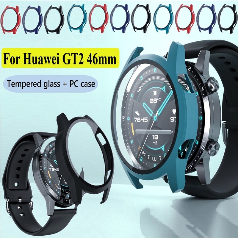 กระจกนิรภัย และเคส สําหรับ Huawei Watch Gt2 2E Gt2E Gt2
