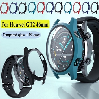 กระจกนิรภัย และเคส สําหรับ Huawei Watch GT 2-2e 46 มม. 42 มม. Huawei Gt2e Gt2