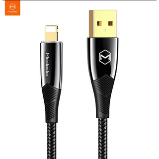 Mcdodo สายชาร์จ ip. 3A Shark Series Auto Power off USB Cable