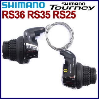 Shimano Tourney SL RS36 RS35 RS25 คันเกียร์บิด 3 6 7 ความเร็ว 18s 21s RS35 as Rs31 สําหรับจักรยานเสือภูเขา