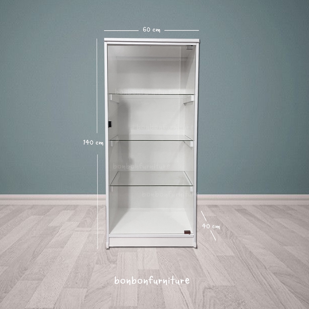 ตู้โชว์ ตู้กระจก 140x60x40 cm (ส่งเฉพาะกทม. + ปริมณฑล)