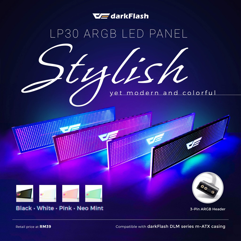 DARKFLASH LP30 aRGB แผง LED