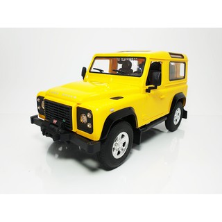 รถบังคับวิทยุ  Land Rover Denfender สวยงานเสมือนของจริง  อัตราส่วน 1/14 –  RASTAR Land Rover Denfender_สีเหลือง
